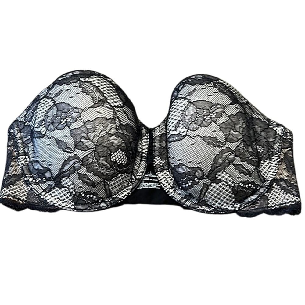 Victoria's Secret Women's Biofit Multi-Way Black Lace Size 34D
